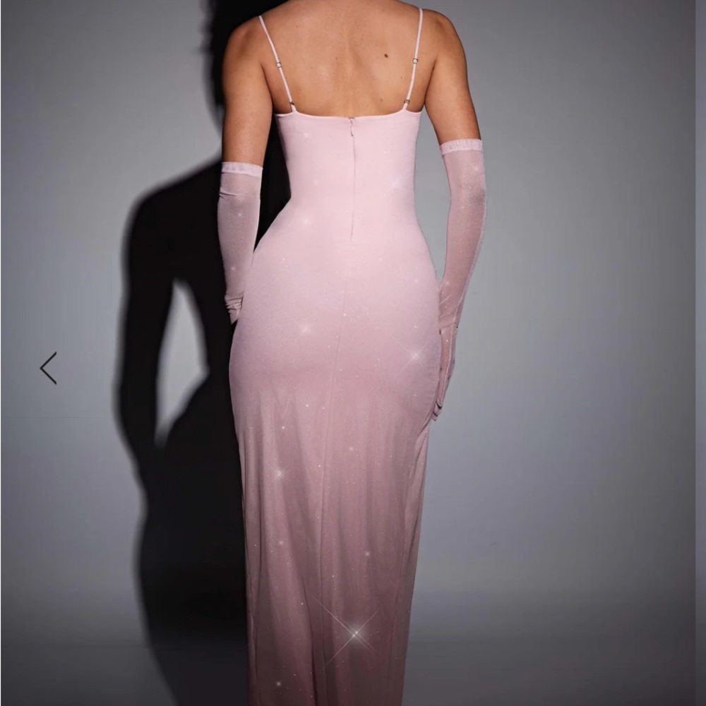 Elegant Pink Evening Gown